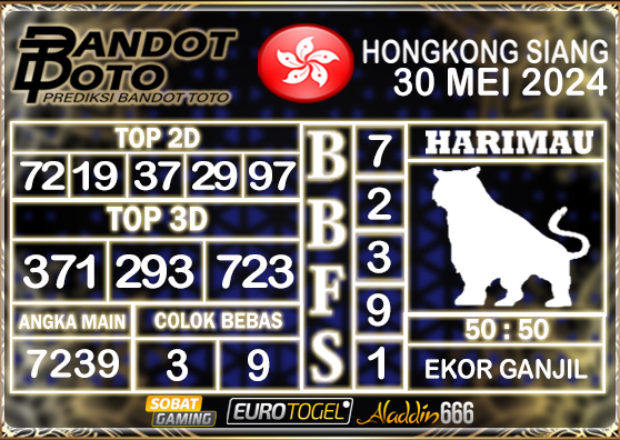 Prediksi Togel HK Siang 30 MEI 2024