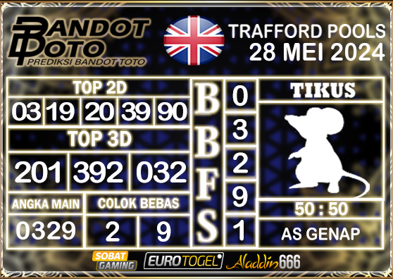 Prediksi Togel Trafford Pools 28 MEI 2024