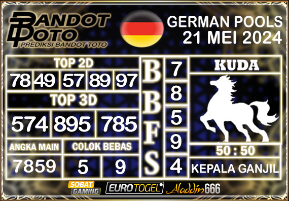 Prediksi Togel German Pools 21 Mei 2024