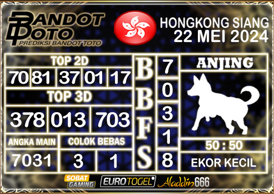 Prediksi Togel HK Siang 23 MEI 2024