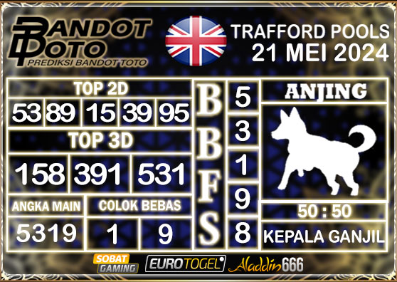 Prediksi Togel Trafford Pools 21 MEI 2024