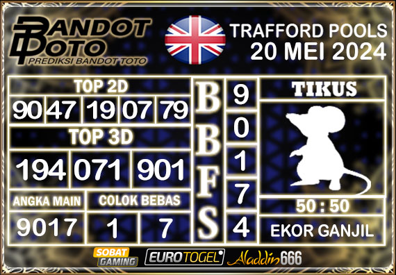 Prediksi Togel Trafford Pools 20 Mei 2024