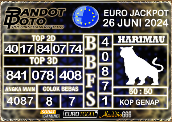 Prediksi Togel Euro Pools 26 JUNI 2024