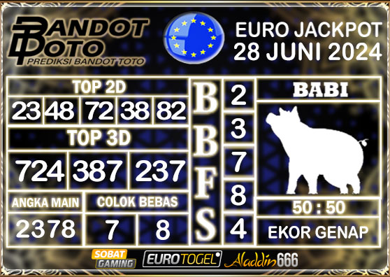 Prediksi Togel Euro Pools 28 JUNI 2024