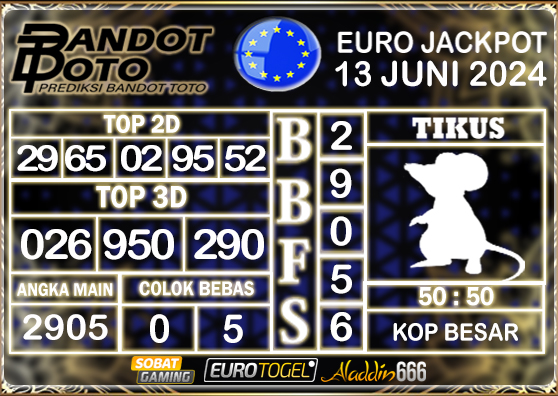 Prediksi Togel Euro Pools 13 JUNI 2024