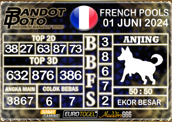 Prediksi Togel French Pools 01 JULI 2024