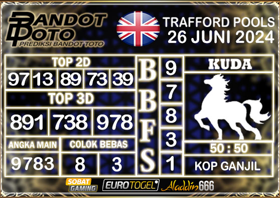 Prediksi Togel Trafford Pools 26 JUNI 2024