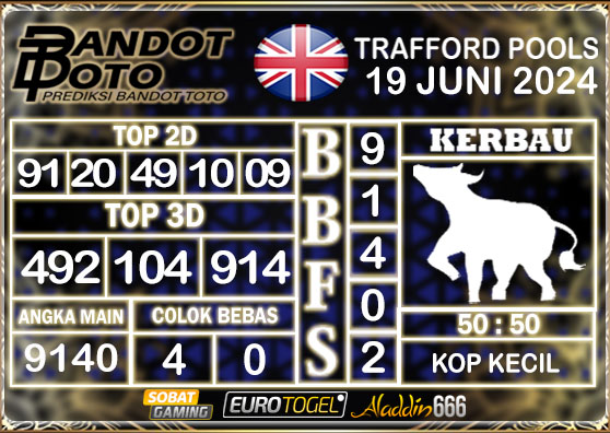 Prediksi Togel Trafford Pools 19 JUNI 2024