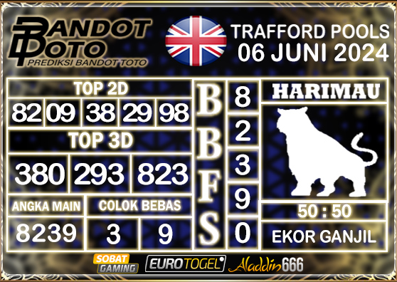 Prediksi Togel Trafford Pools 06 JUNI 2024