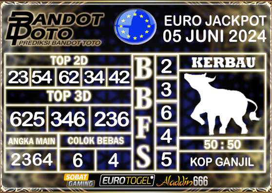 Prediksi Togel Euro Pools 05 JUNI 2024