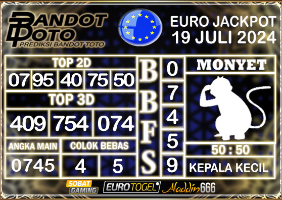 Prediksi Togel Euro Pools 19 Juli 2024