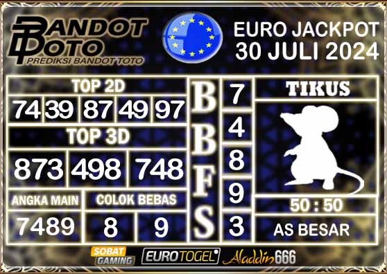 Prediksi Togel Euro Pools 30 JULI 2024