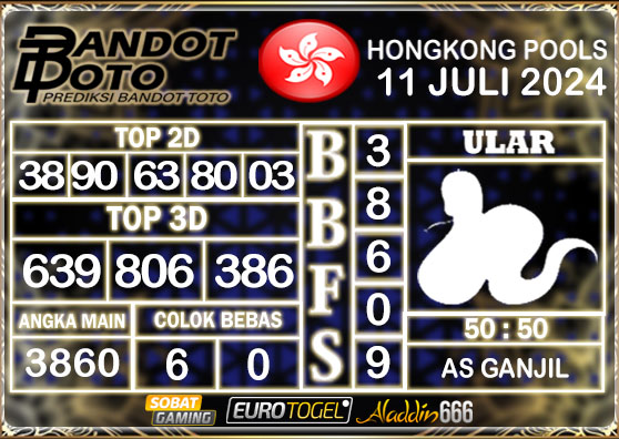 Prediksi Togel Hongkong Pools 11 Juli 2024