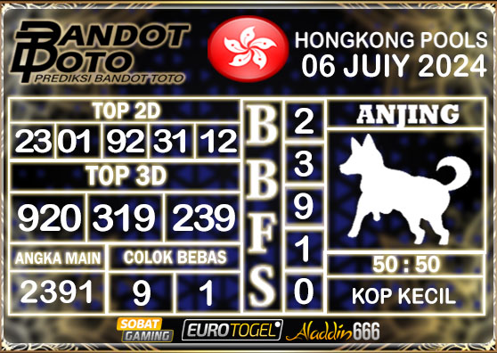 Prediksi Togel Hongkong Pools 06 Juli 2024