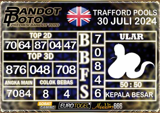 Prediksi Togel Trafford Pools 30 JULI 2024