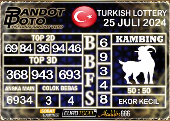 Prediksi Togel Turki Pools 25 Juli 2024