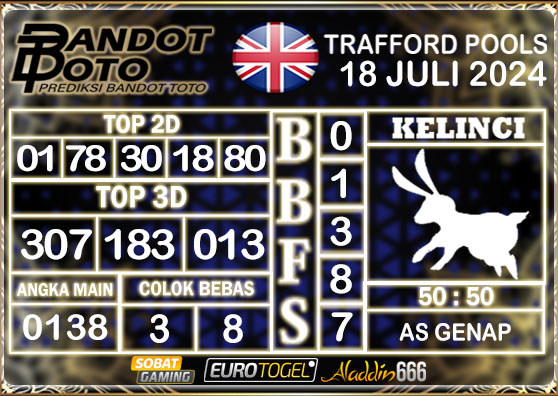 Prediksi Togel Trafford Pools 18 Juli 2024