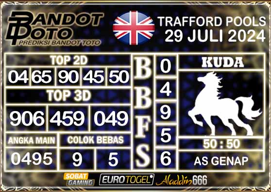 Prediksi Togel Trafford Pools 29 Juli 2024