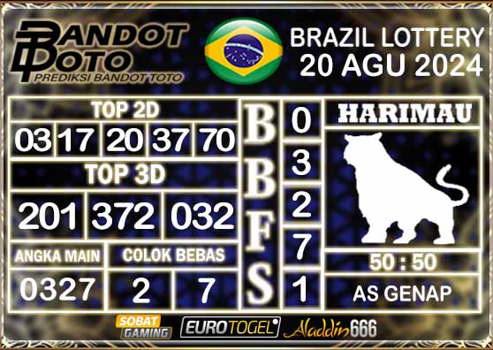 Prediksi Togel Brazil Pools 20 AGUSTUS 2024