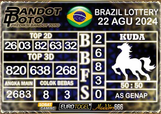 Prediksi Togel Brazil Pools 22 AGUSTUS 2024