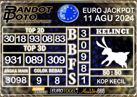 Prediksi Togel Euro Pools 11 AGUSTUS 2024