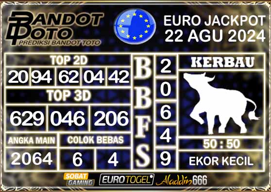 Prediksi Togel Euro Pools 22 AGUSTUS 2024