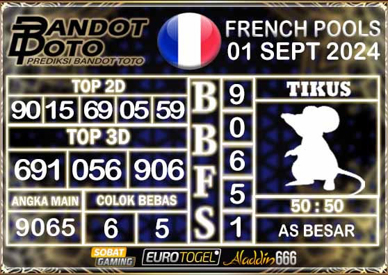 Prediksi Togel Prancis Pools 01 September 2024