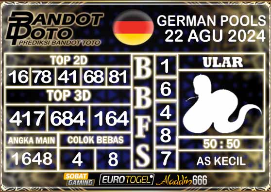 Prediksi Togel German Pools 22 AGUSTUS 2024