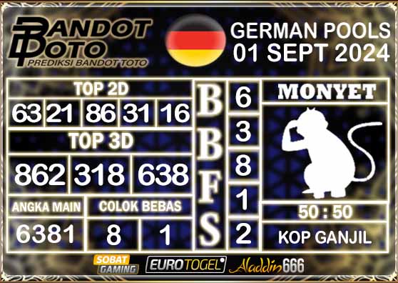 Prediksi Togel German Pools 01 September 2024