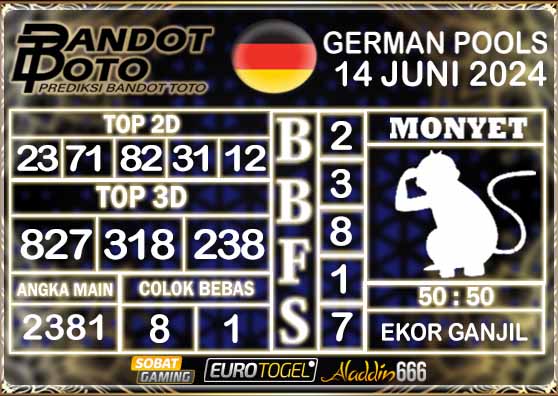 Prediksi Togel German Pools 14 AGUSTUS 2024