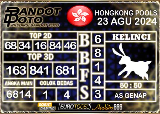 Prediksi Togel Hongkong Pools 23 AGUSTUS 2024