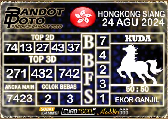 Prediksi Togel HK Siang 24 AGUSTUS 2024