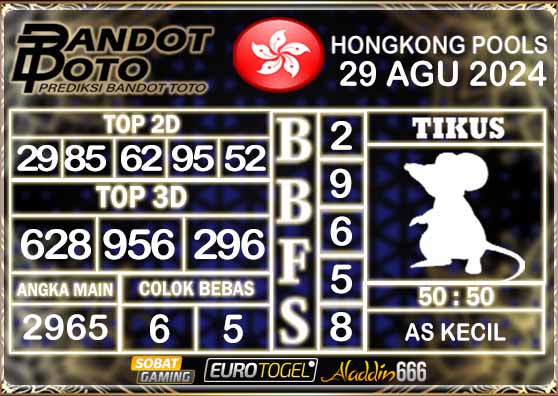 Prediksi Togel Hongkong Pools 29 AGUSTUS 2024