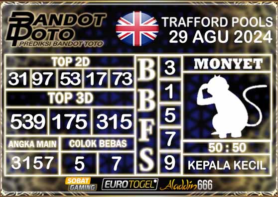 Prediksi Togel Trafford Pools 29 AGUSTUS 2024