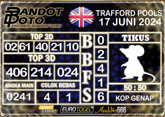 Prediksi Togel Trafford Pools 17 AGUSTUS 2024