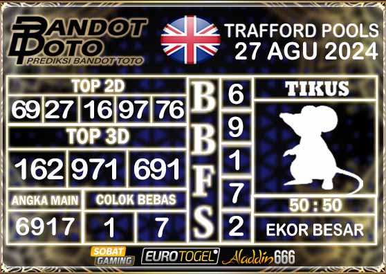 Prediksi Togel Trafford Pools 27 AGUSTUS 2024