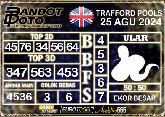 Prediksi Togel Trafford Pools 25 AGUSTUS 2024