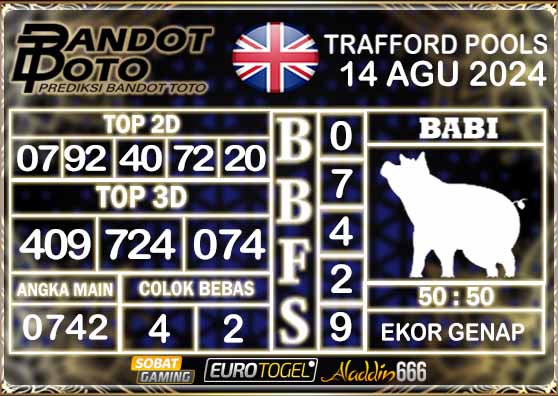 Prediksi Togel Trafford Pools 14 AGUSTUS 2024