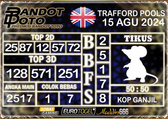 Prediksi Togel Trafford Pools 15 AGUSTUS 2024