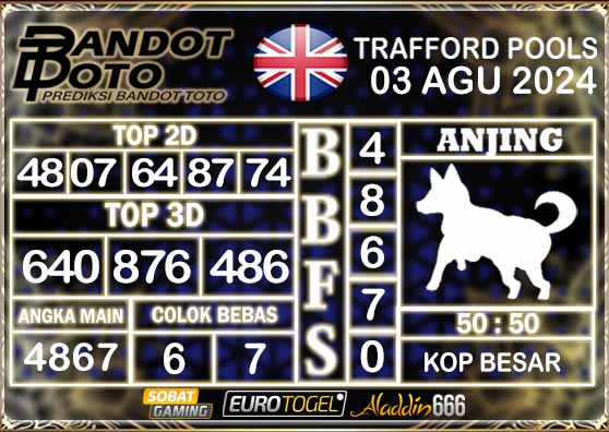 Prediksi Togel Trafford Pools 03 AGUSTUS 2024