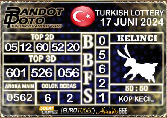 Prediksi Togel Turki Pools 17 AGUSTUS 2024