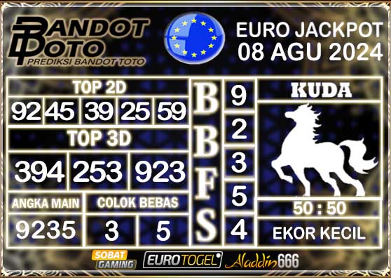 Prediksi Togel Euro Pools 08 AGUSTUS 2024