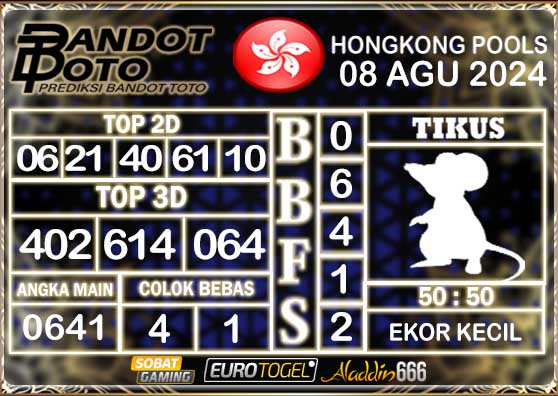 Prediksi Togel Hongkong Pools 08 AGUSTUS 2024