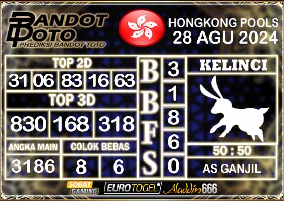 Prediksi Togel Hongkong Pools 28 AGUSTUS 2024