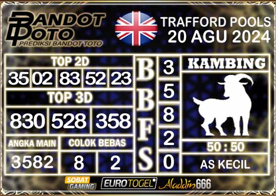 Prediksi Togel Trafford Pools 20 AGUSTUS 2024