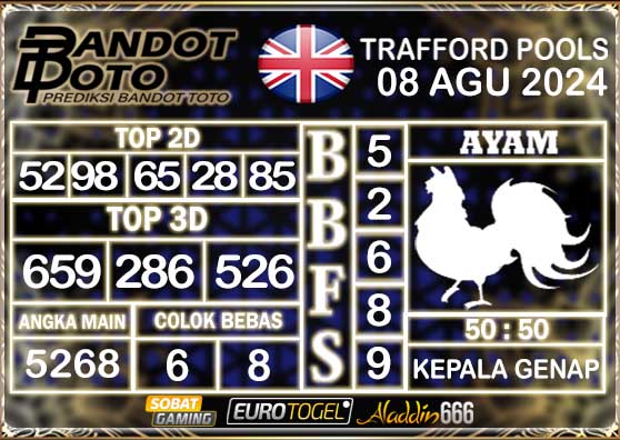 Prediksi Togel Trafford Pools 08 AGUSTUS 2024