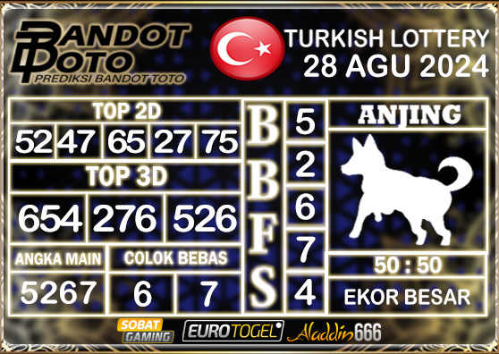 Prediksi Togel Turki Pools 28 AGUSTUS 2024