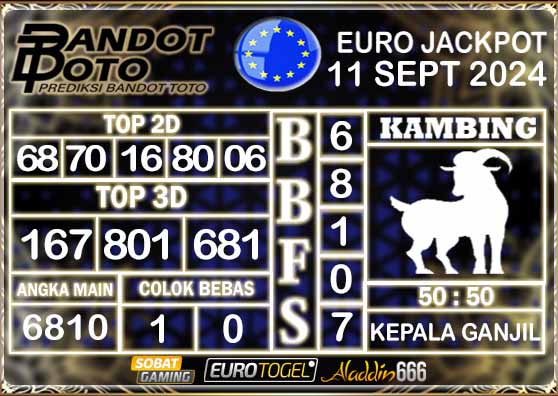 Prediksi Togel Euro Pools 11 SEPTEMBER 2024