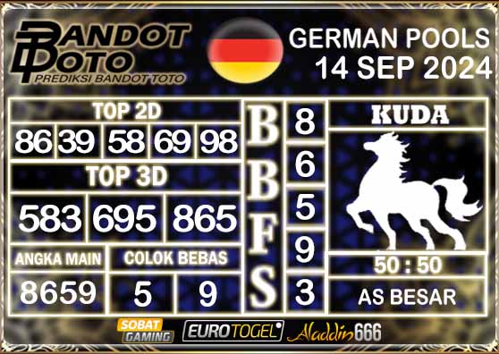 Prediksi Togel German Pools 14 SEPTEMBER 2024