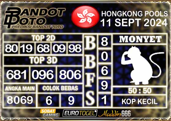 Prediksi Togel Hongkong Pools 11 SEPTEMBER 2024